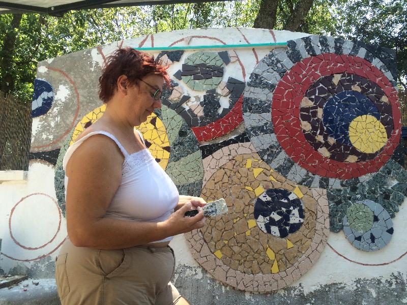 Julie filling in the gaps