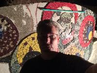 Dramatic lighting selfie 