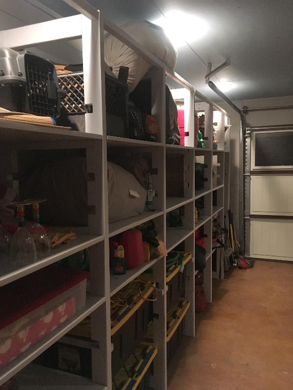 Got all the plastic shelves taken down. Next phase is doors!<br/>