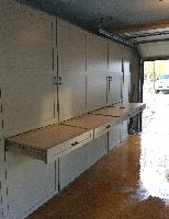 Showing the drawers pulled out in the 'buffet mode' 