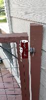 Adjustable gate latch