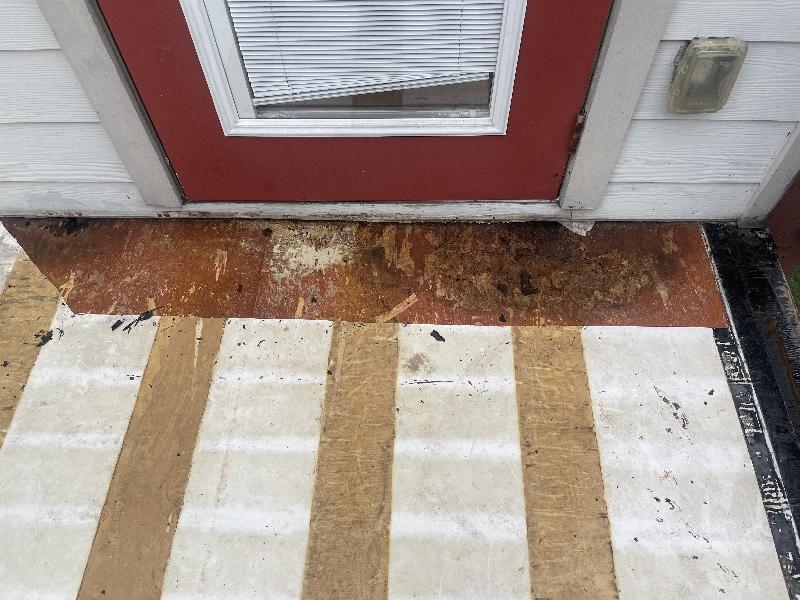 Cutting away the membrane around the soft spot reveals a big issue. 