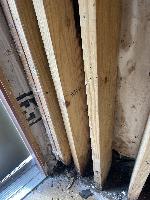 Another view showing rot at the back 