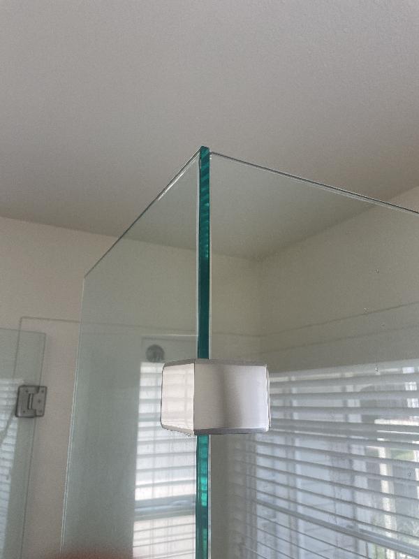 Mold in the caulk along the glass leads to... 