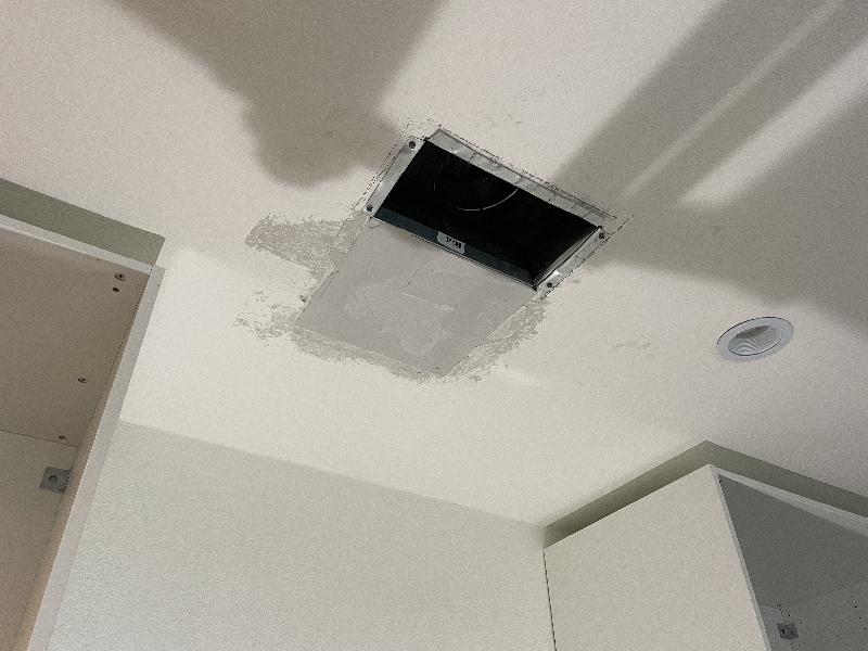 Vent wasn't too bad to move. It used flex duct. 