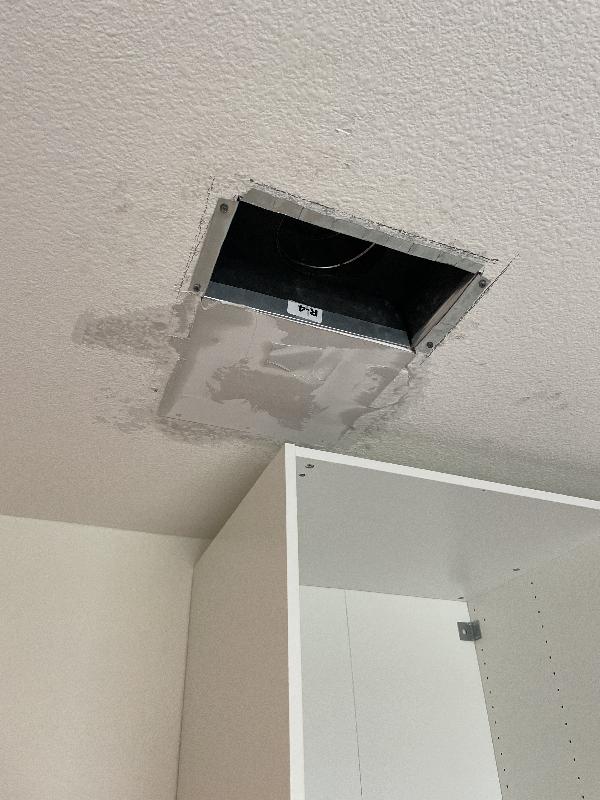 Another shot of the vent move in progress. 