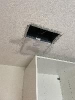 Another shot of the vent move in progress. 