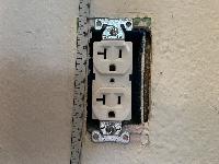 Measuring outlet location 