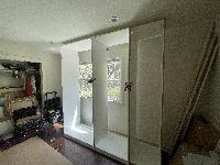 Three cabinets assembled for the right side 