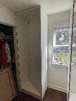 This one is also flush with the wall. 