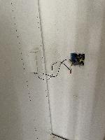 Initial wiring for the switch - this got cleaned up. 