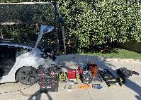 I took all the tools out of my car so I could fit people in, and the lighting looked nice, so I took a picture.