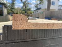 Detail of the doubled up part 