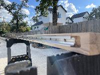 Shelf part of bracket system installed