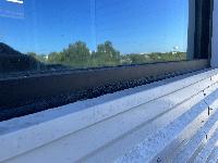 Added some sealant along the bottom of the window 