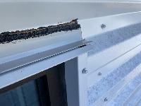 After with sealant along the new flashing
