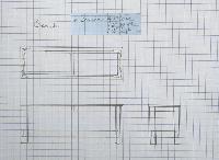 The original plans for the benches from the client<br/> 