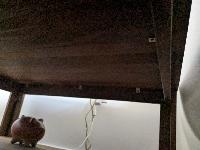 This piece used clips to attatch the top. 