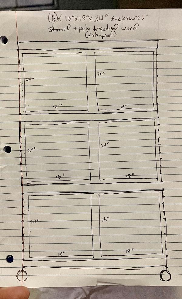 Client sketch of proposed design