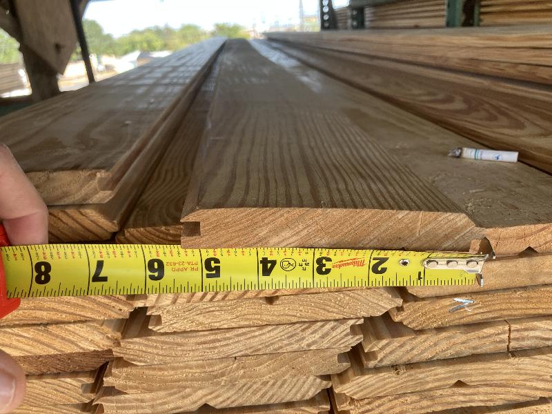 This siding at McCoy's was pretty close, but not an exact match.