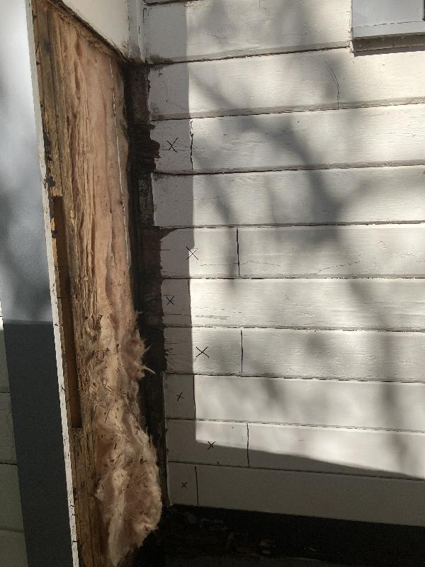 I wanted these to look decent and not have the cut off lines all in alignment, so I staggered them. 