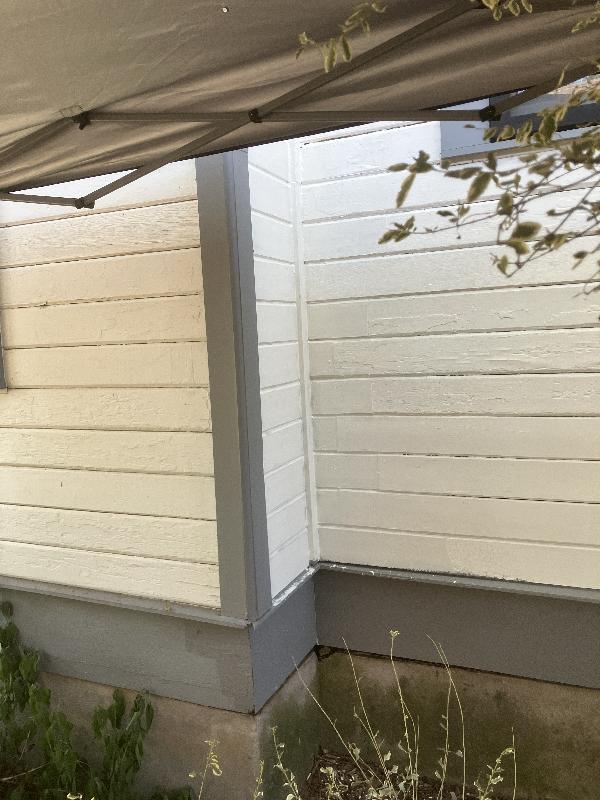 First coat of paint. 