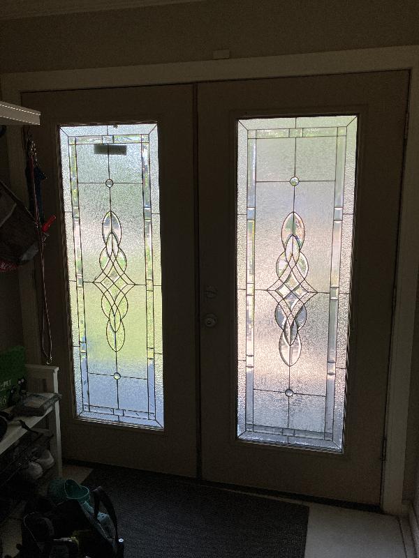 Interior shot of both doors