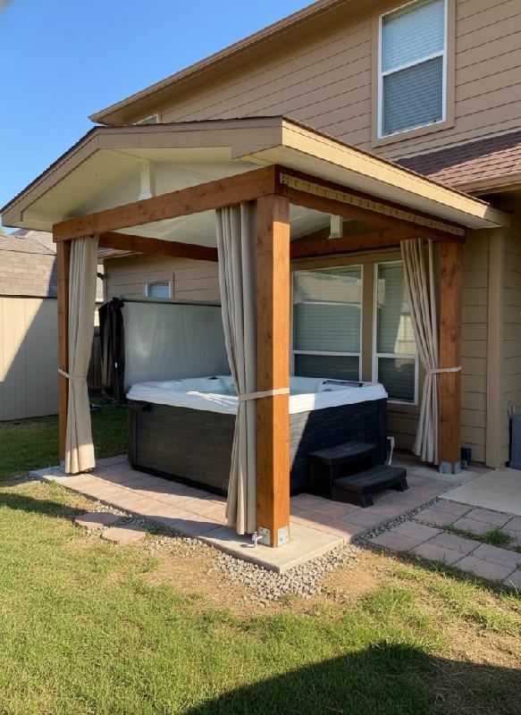 This is an AI generated rendering of what it might look like. We are going to do a shed-style roof (a single pitch) rather than a peaked roof.