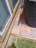 During a phone call, the client let me know we **CANNOT** move the tub, so the footing has to fit here. We have to be careful of the sprinkler head as well.